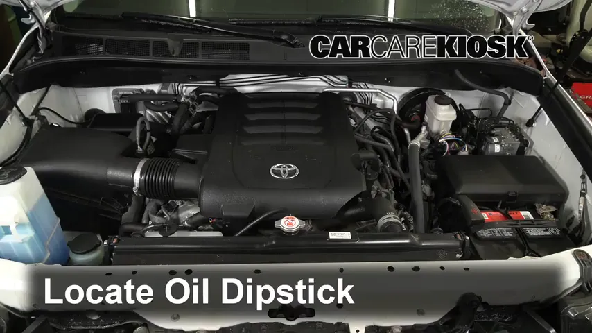2020 Toyota Sequoia TRD Sport 5.7L V8 Oil Check Oil Level
